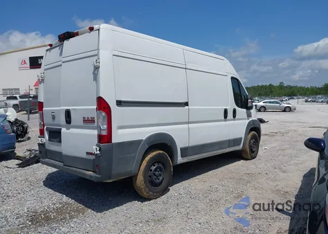 2014 Ram Promaster 2500 High Roof из США, поврежденный, VIN 3C6TRVCD7EE129874